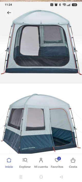 Carpa Quechua Arpenaz decathlon