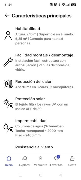 Carpa Quechua Arpenaz decathlon