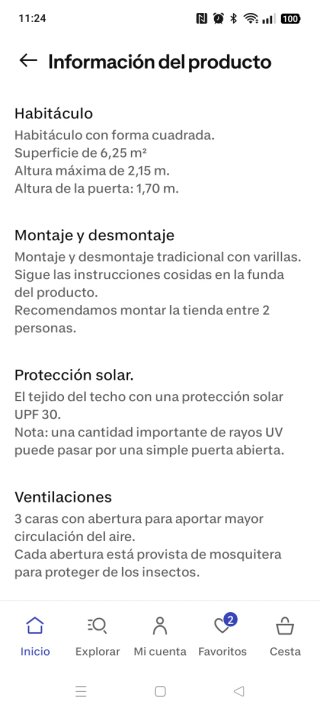 Carpa Quechua Arpenaz decathlon
