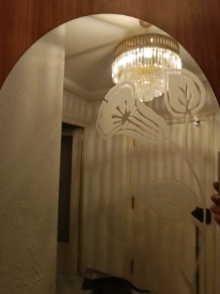 Mueble recibidor con espejo