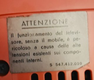 Televisore picchio rosso Vintage MagnaDyne