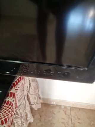 Televisor LG Negro con Mando