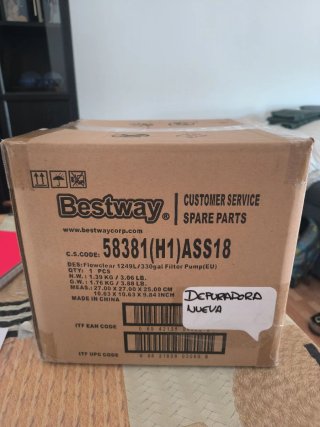 Depuradora Bestway 58381 Flowclear 1249L