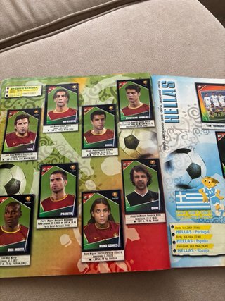 Álbum Euro Portugal 2004 Panini completo