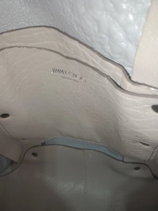 Bolso Jimmy Choo Lockett Shopper piel Gris