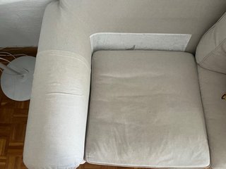 Sofá beige 2 plazas