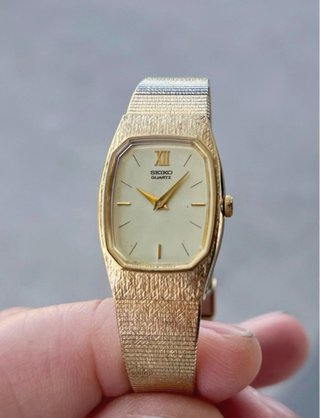 Reloj Seiko Quartz Tank Vintage Gold *Año 1984*