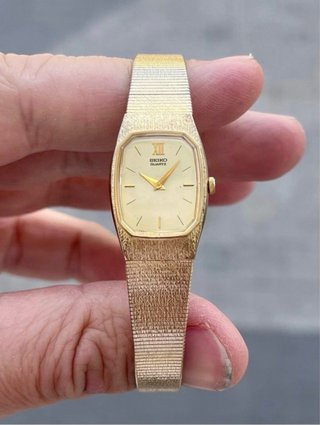 Reloj Seiko Quartz Tank Vintage Gold *Año 1984*