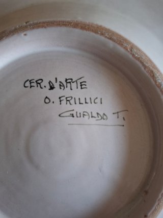 Coppia piatti Frillici Gualdo T. antichi