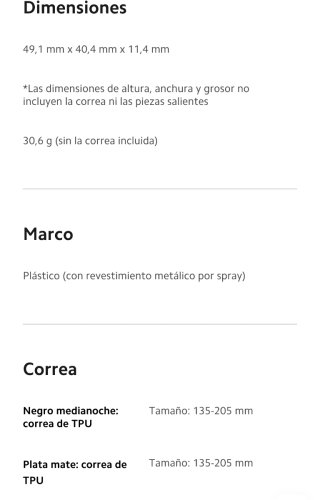 Reloj inteligente plateado Redmi whatch 5 active