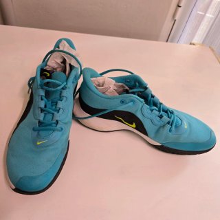 Zapatillas Nike Tenis Azul y Verde,negro