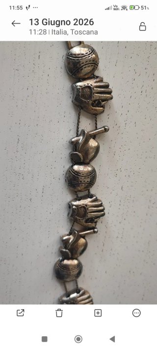 Bracciale vintage Baseball/Softball