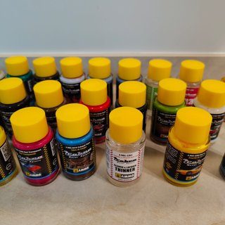 LOTE PINTURAS AMMO COBRA COLORS NUEVAS A ESTRENAR