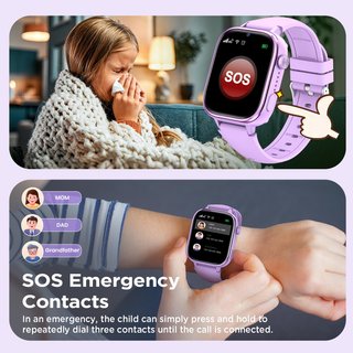 Reloj Inteligente 4G GPS Lila