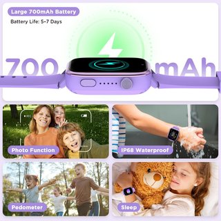 Reloj Inteligente 4G GPS Lila