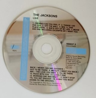 The Jacksons Live CD