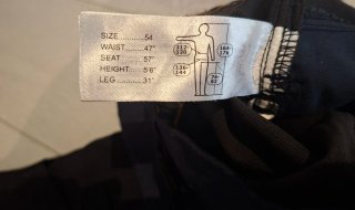 Pantalón Snickers Talla Cintura 112/120
