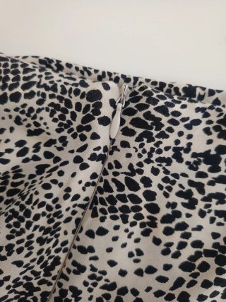 Falda larga estampada
