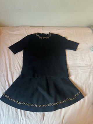 Conjunto Zara Top y Falda Negro