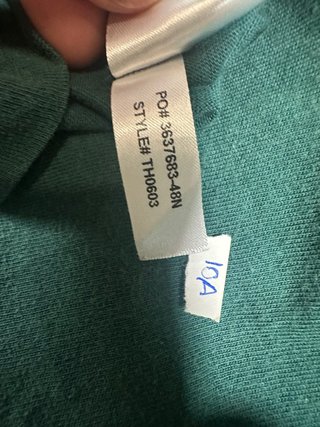 Camiseta Lacoste Logo Grande Verde Talla M