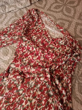 Vestido estampado de fiesta talla única