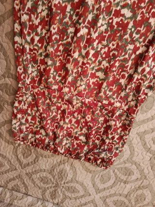 Vestido estampado de fiesta talla única