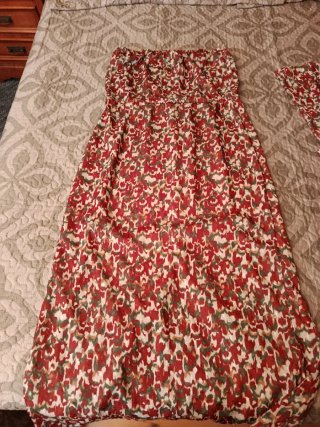 Vestido estampado de fiesta talla única
