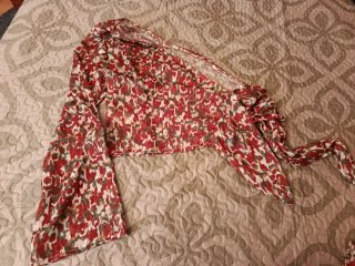 Vestido estampado de fiesta talla única