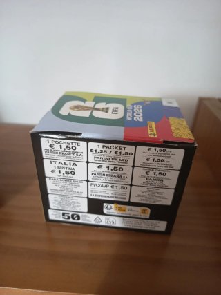 Panini Mundial 2026 Sellada 50 Sobres