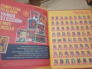 Álbum y cromos ¡Vamos Selección! EUROCOPA 2024