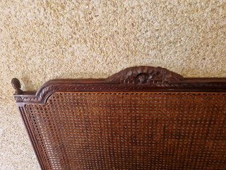 2 cabeceros Cama 90cm Ratán y Madera