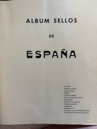 Álbum Hojas Sellos España Edifil (1850 - 1945