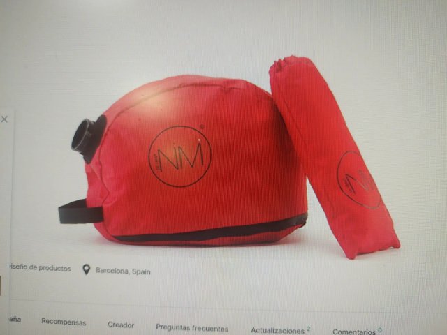 Bolsa  casco impermeable para antirrobo manillar