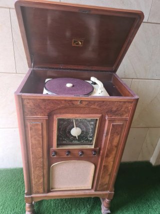 Radio Tocadiscos Antiguo La Voz de su Amo