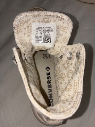 Converse Chuck Taylor Beige Plataforma