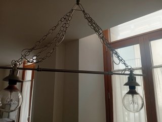Lámpara de techo colgante sin tulipas