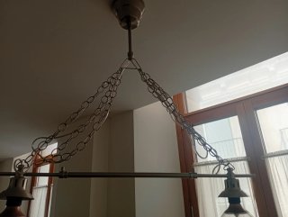 Lámpara de techo colgante sin tulipas