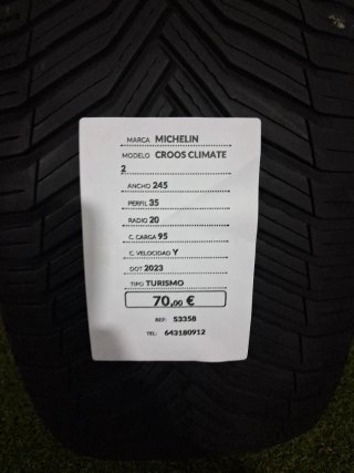 245 35 20 95Y MICHELIN CROOS CLIMATE2