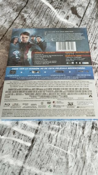 Bluray 3D + Bluray  + DVD Marvel (PRECINTO)
