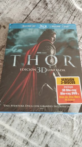 Bluray 3D + Bluray  + DVD Marvel (PRECINTO)