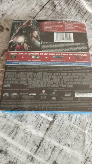 Bluray 3D + Bluray  + DVD Marvel (PRECINTO)