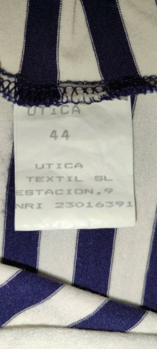 Vestido marinero rayas