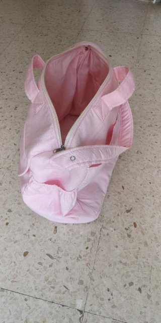 Bolso Maternidad Rosa Oso