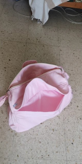 Bolso Maternidad Rosa Oso