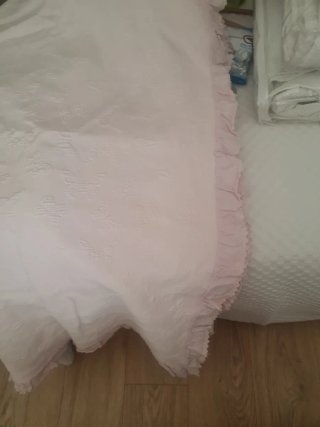 Colcha Zara Home Mariposas + fundas cojin cama 90c