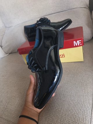 Zapatos charol negros Marco Fabbrizi T39