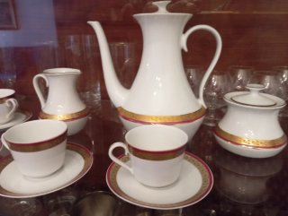 Juego de café Limoges porcelana