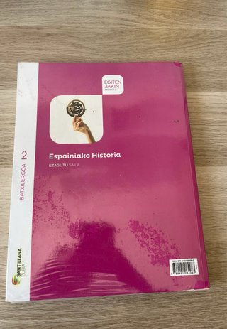 Espainiako historia, 2 Batxilergoa ezagutu saila