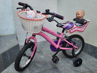 Bicicleta Infantil Rosa Megamo Kid 14"