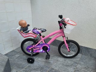 Bicicleta Infantil Rosa Megamo Kid 14"